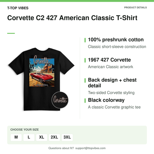 Corvette C2 427 American Classic T-Shirt