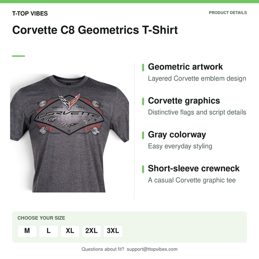 Corvette C8 Geometrics T-Shirt