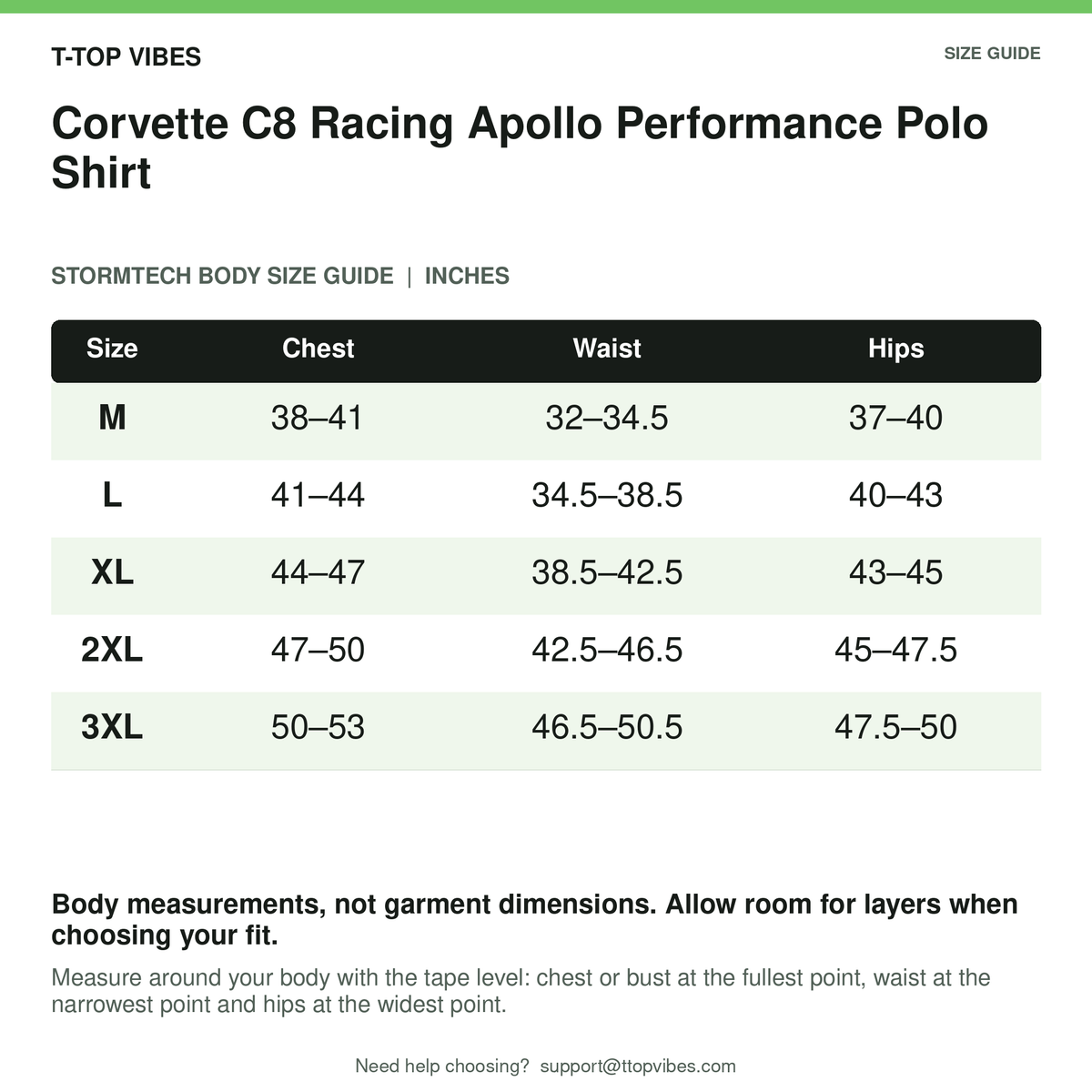Corvette C8 Racing Performance Polo Shirt