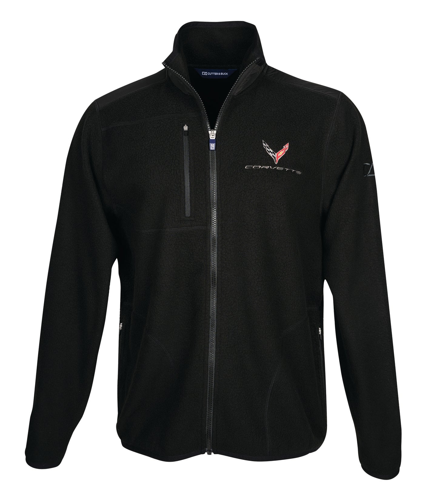 Corvette Cutter & Buck Eco Fleece Full-Zip Jacket