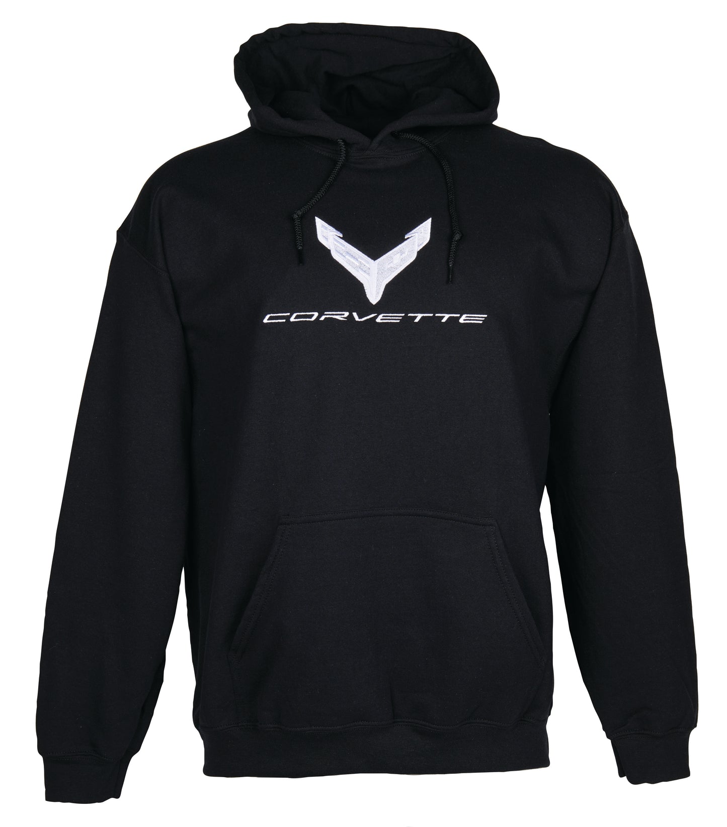 Corvette C8 Silver Badge Pullover Hoodie