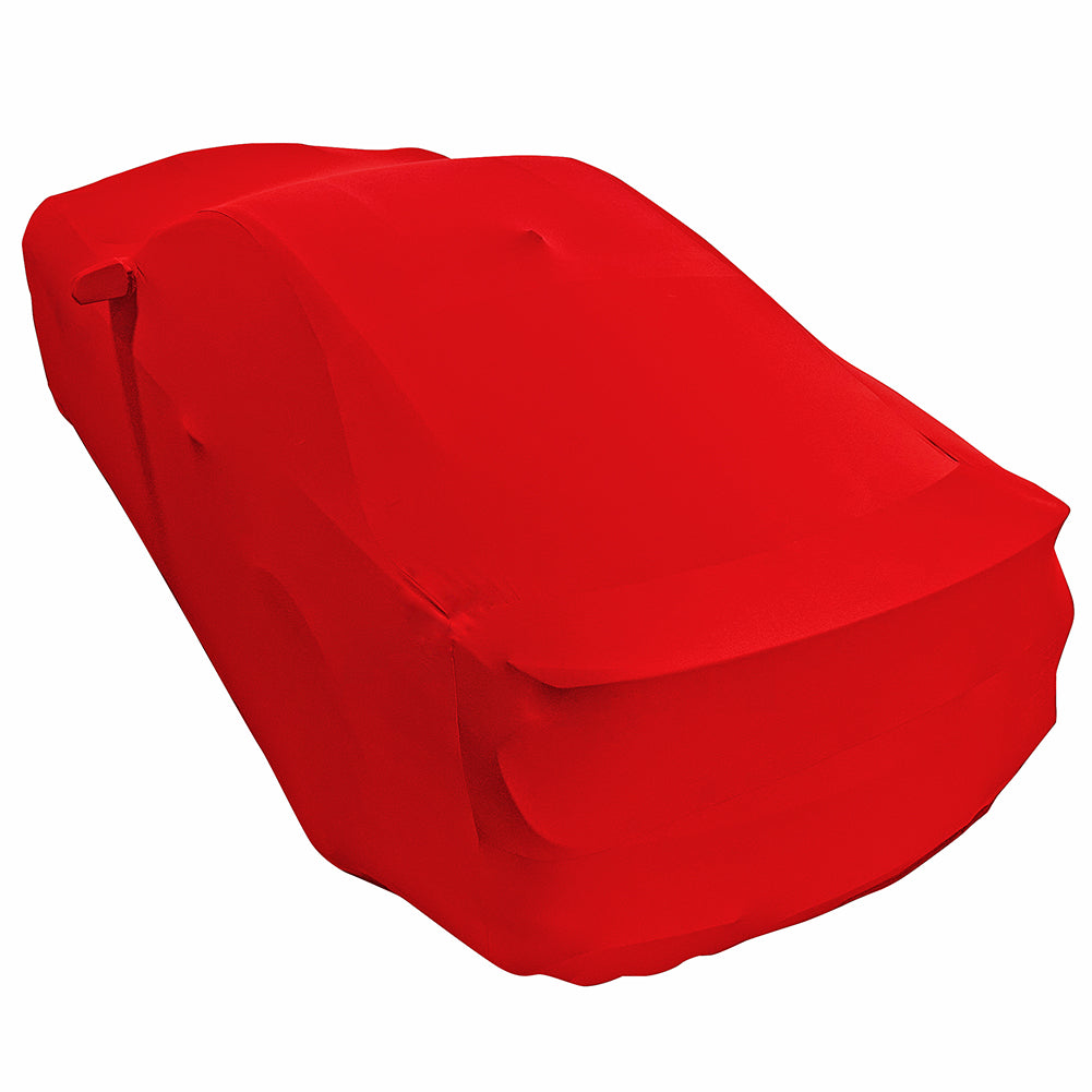 2005-2024 Ford Mustang Ultraguard Stretch Satin Indoor Car Cover - Red