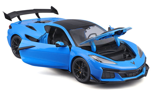 Maisto 2025 Chevy Corvette C8 ZR1 Riptide Blue 1:18