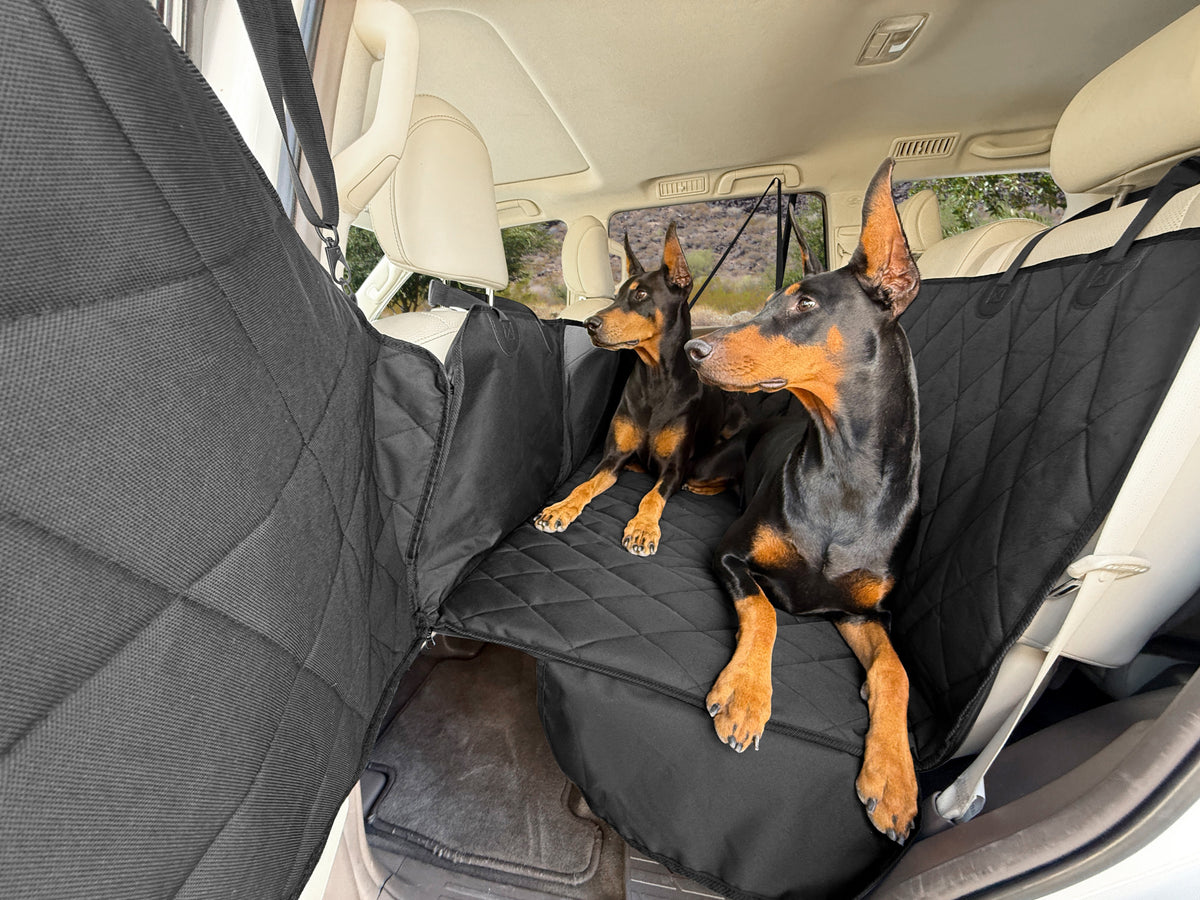 4Knines Hard Bottom Extender Car Seat Cover for Dogs - Regular