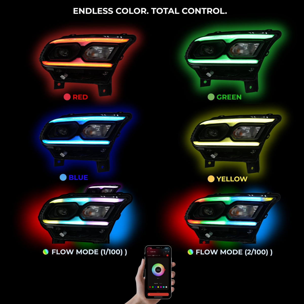 Dodge Durango Multicolor Flow DRL Kit (2021-2026)