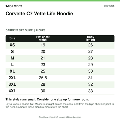 Corvette C7 Vette Life Hoodie