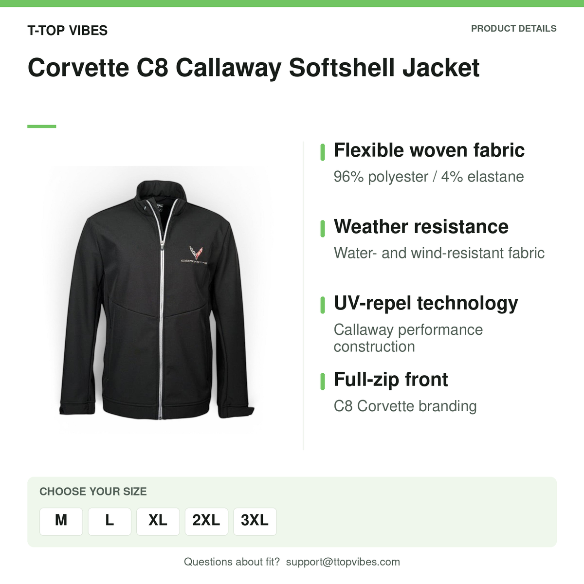 Corvette C8 Callaway Softshell Jacket