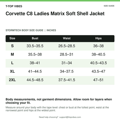 Corvette C8 Ladies Matrix Soft Shell Jacket