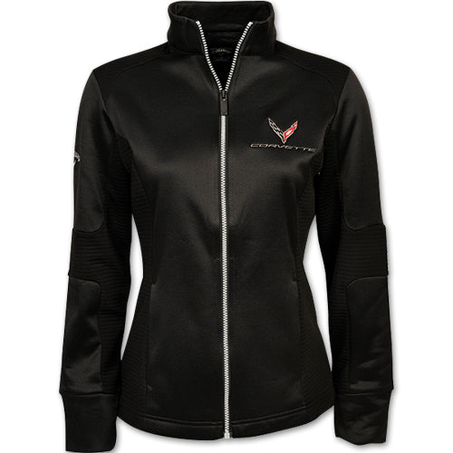Ladies C8 Corvette Callaway Full-Zip Jacket