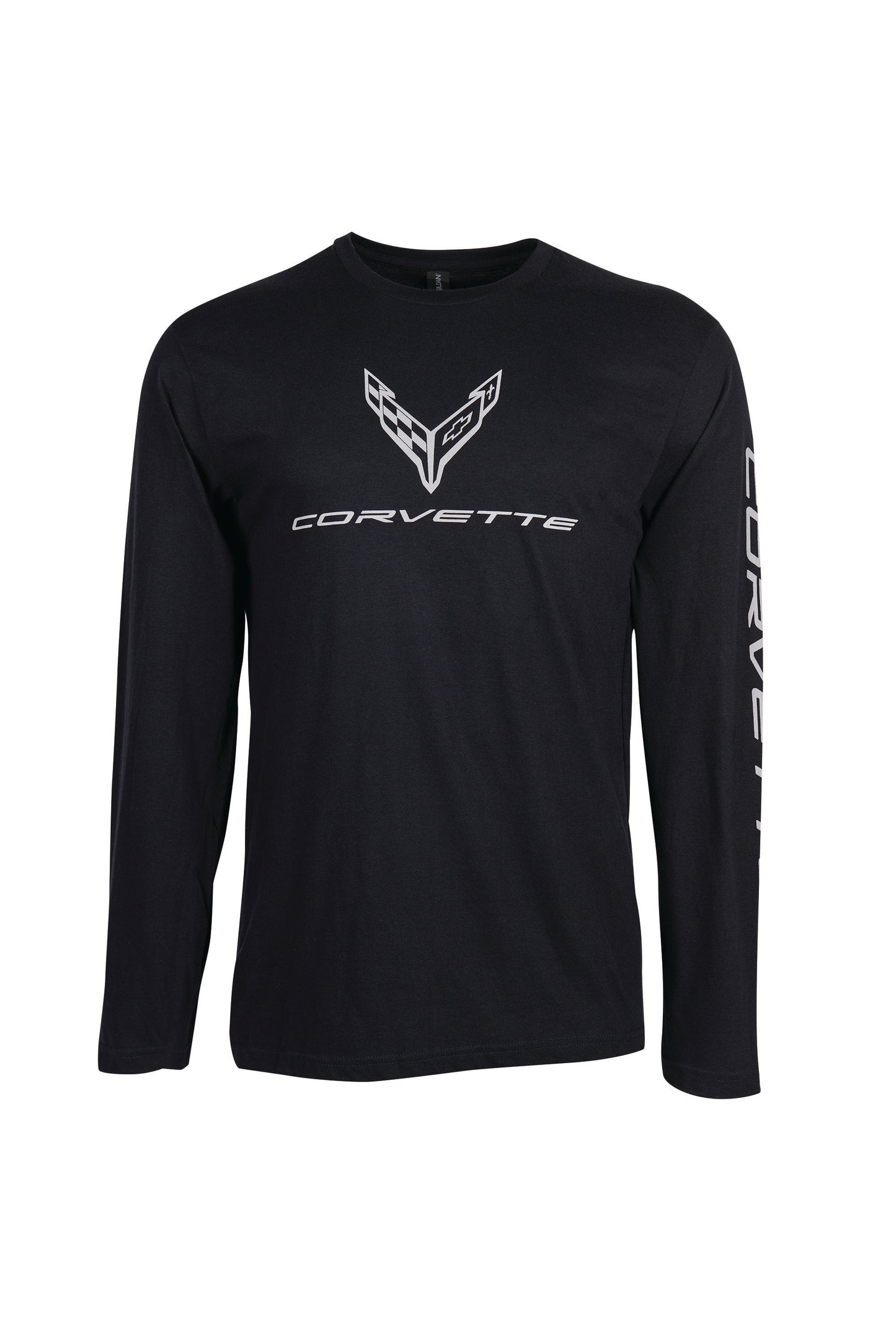 Corvette C8 Logo Long-Sleeve T-Shirt