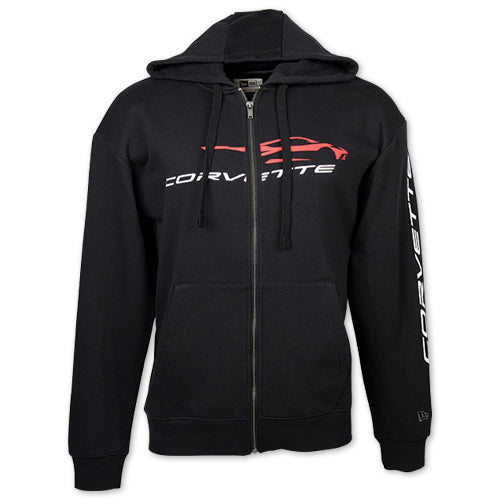 Corvette C8 New Era Premium Full-Zip Hoodie