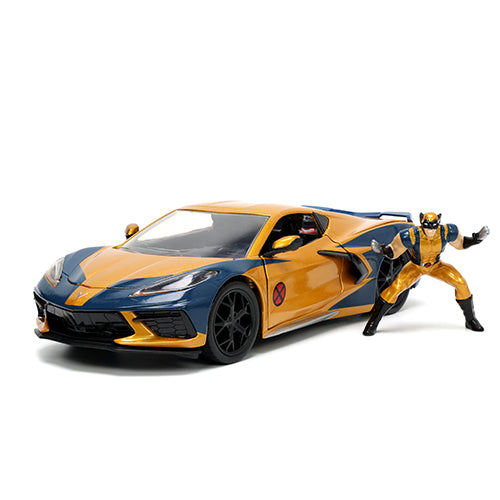 Corvette C8 Diecast Model with Wolverine