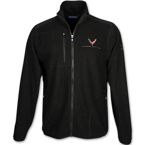 Corvette Cutter & Buck Eco Fleece Full-Zip Jacket