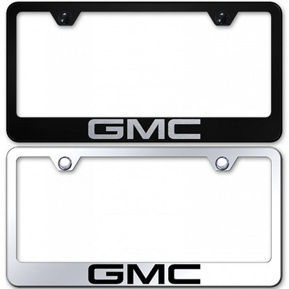 GMC Stainless License Plate Frame