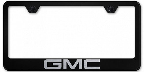 GMC Stainless License Plate Frame