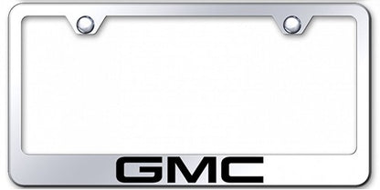 GMC Stainless License Plate Frame