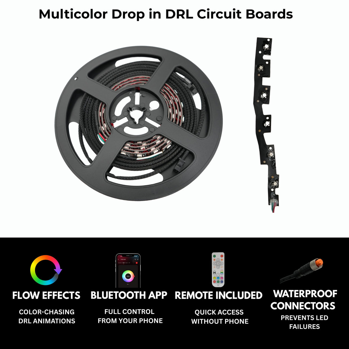 Infiniti Q50 Multicolor Flow DRL Boards (2014-2024)