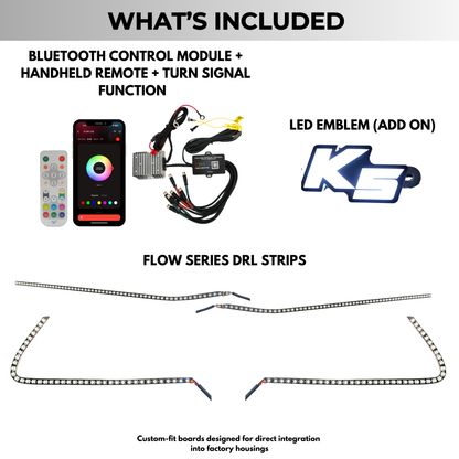 Kia K5 Multicolor Flow DRL Boards (2021-2024)