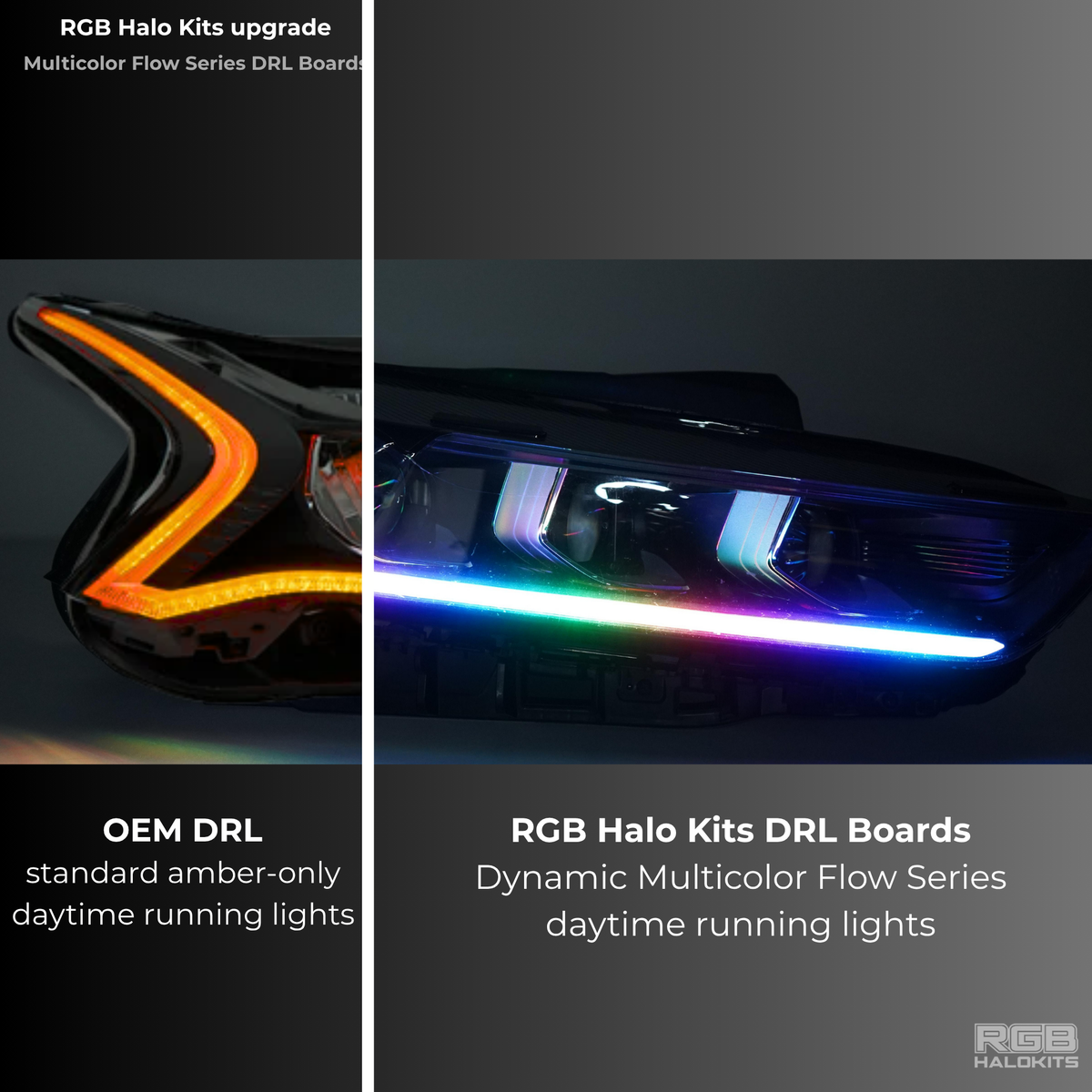 Kia K5 Multicolor Flow DRL Boards (2021-2024)