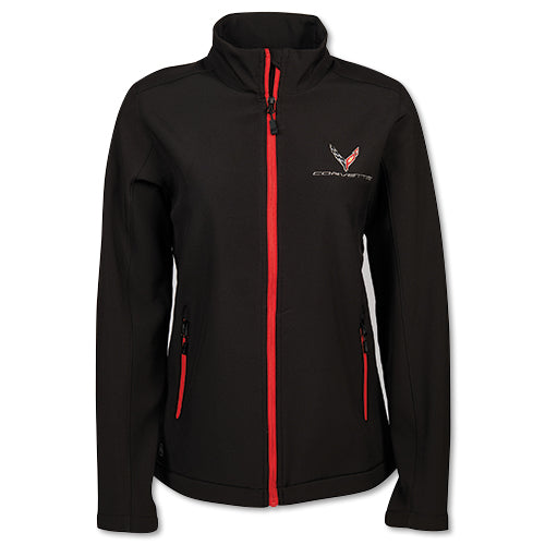 Corvette C8 Ladies Matrix Soft Shell Jacket