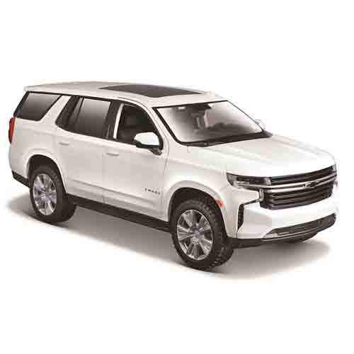 2021 Chevy Tahoe White 1:24 Diecast Model