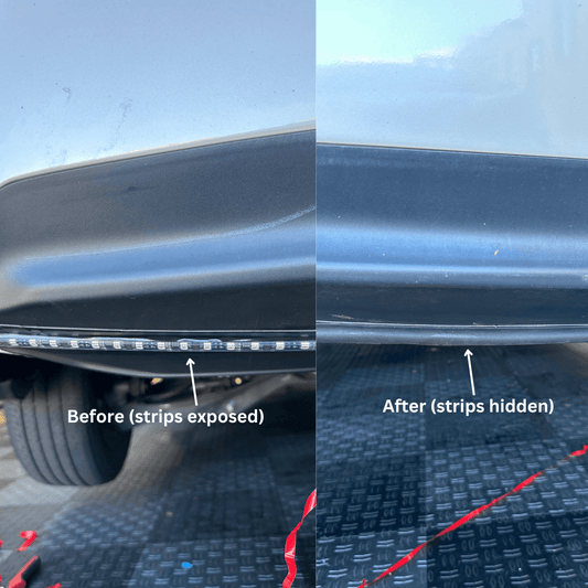 Underglow Strip Hiding Kit