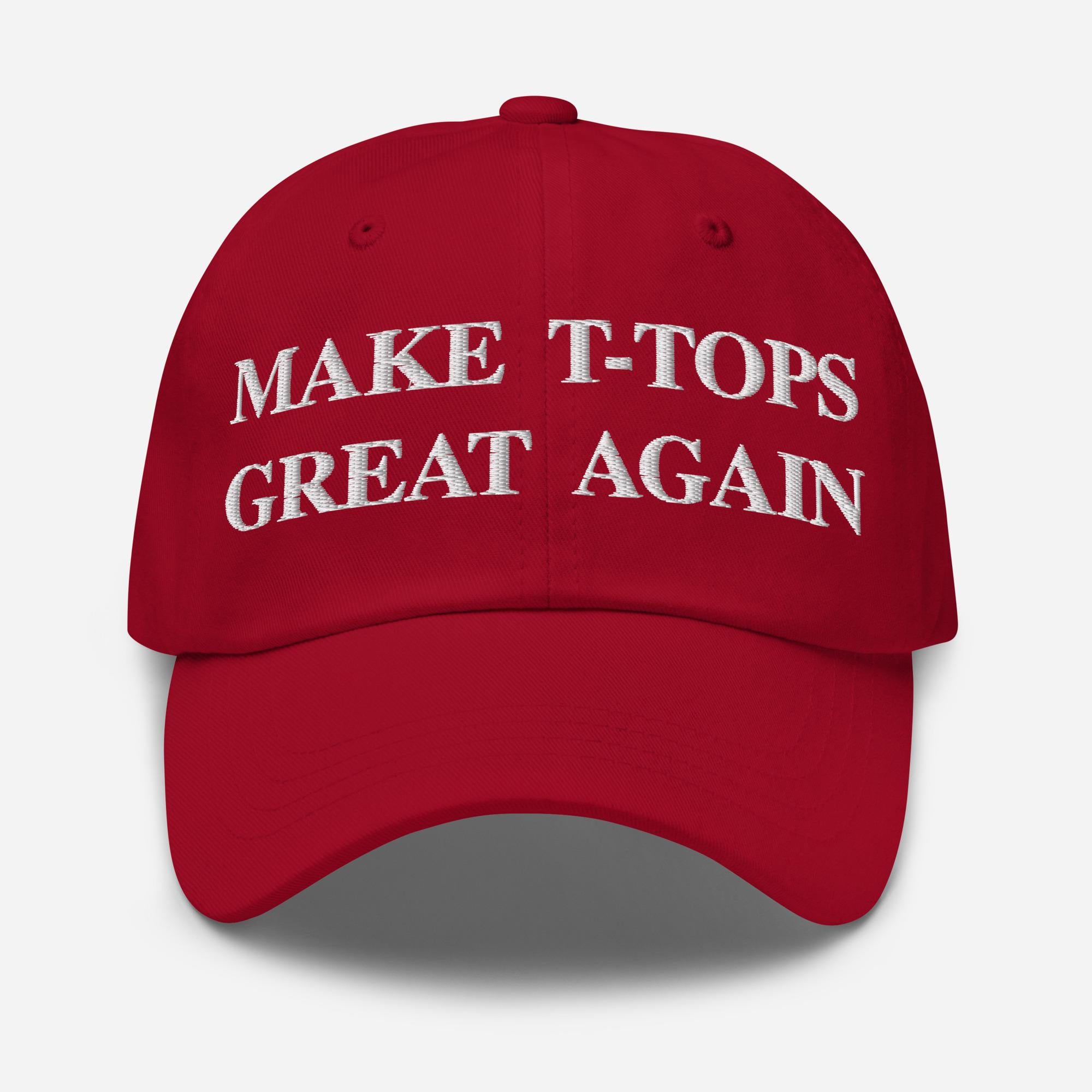 Make T-Tops Great Again Hat | Car Culture Dad Cap | F-Body Trans Am Camaro Firebird Cap | Car Enthusiast Gift