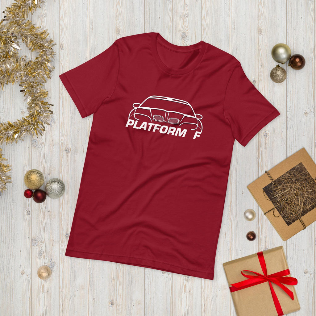 WS6 Platform F T-Shirt | Camaro Trans Am Firebird F-Body Muscle Car Shirt | Car Guy Christmas Gift | Car Enthusiast Holiday Apparel
