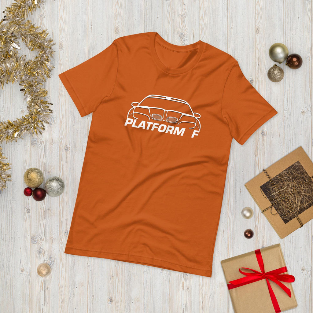 WS6 Platform F T-Shirt | Camaro Trans Am Firebird F-Body Muscle Car Shirt | Car Guy Christmas Gift | Car Enthusiast Holiday Apparel