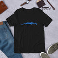 Corvette C8 Shirt | Corvette Silhouette Outline Tee | Chevy Corvette Stingray Z06 Graphic Shirt | Car Guy Gift Corvette Enthusiast Apparel