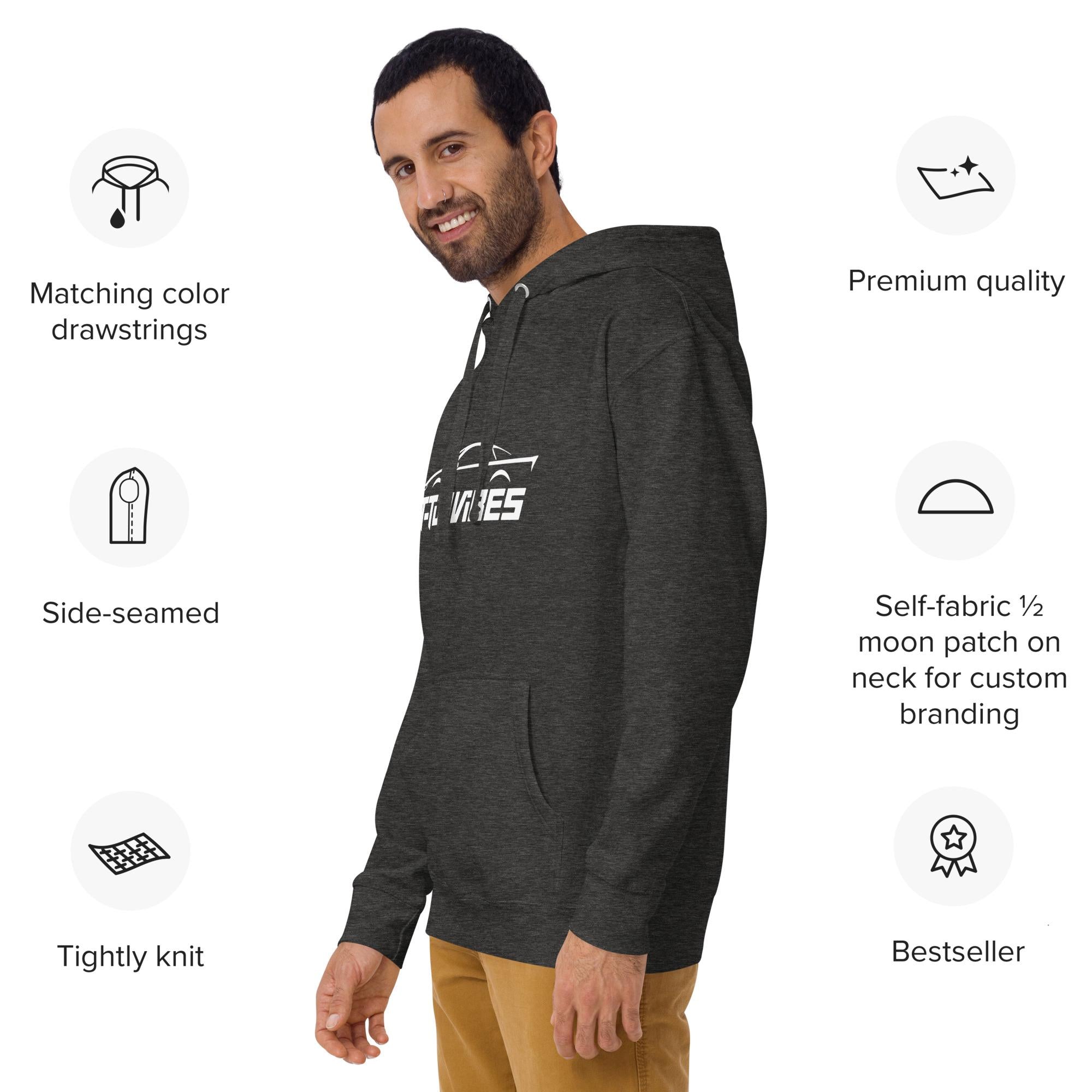 Camaro Hoodie | Chevy Camaro SS Silhouette Sweatshirt | Car Guy Gift, Muscle Car Apparel, Car Enthusiast Gift, F-Body Hoodie