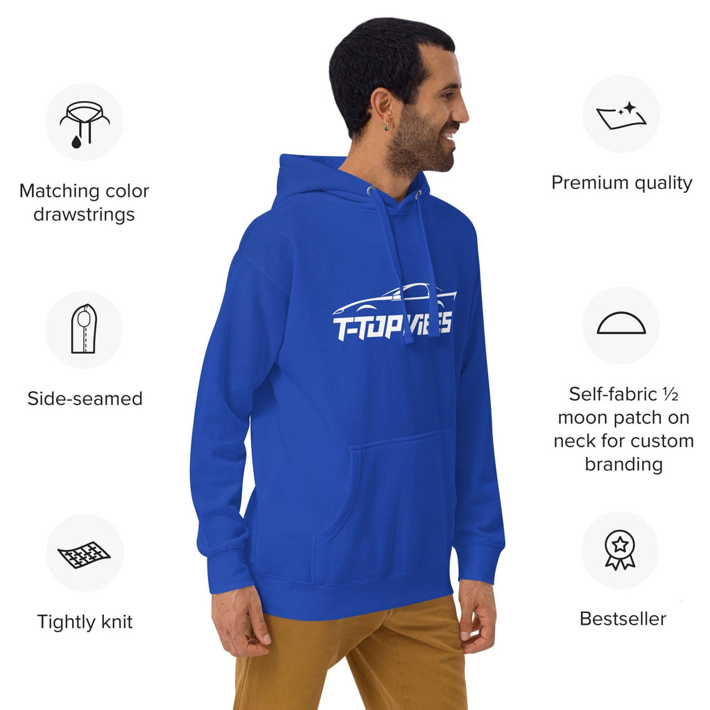 Camaro Hoodie | Chevy Camaro SS Silhouette Sweatshirt | Car Guy Gift, Muscle Car Apparel, Car Enthusiast Gift, F-Body Hoodie