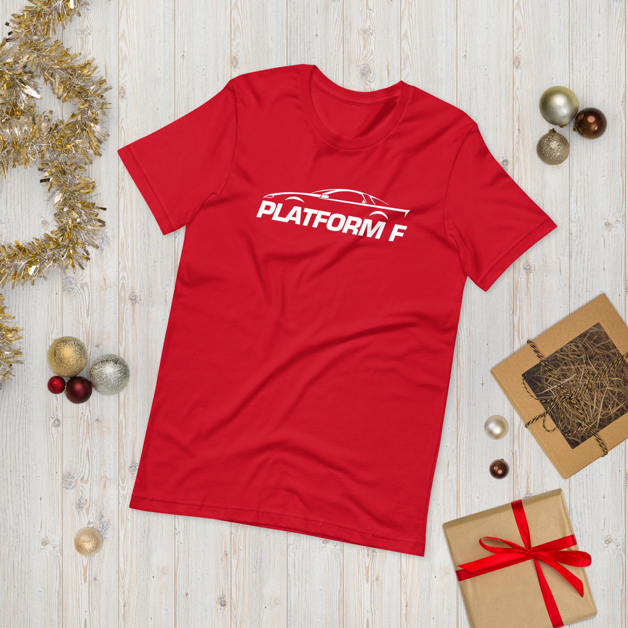 Platform F Camaro T-Shirt | F-Body Car Enthusiast Tee | 4th Gen LS1 Muscle Car Shirt | Car Guy Christmas Gift Car Culture Apparel