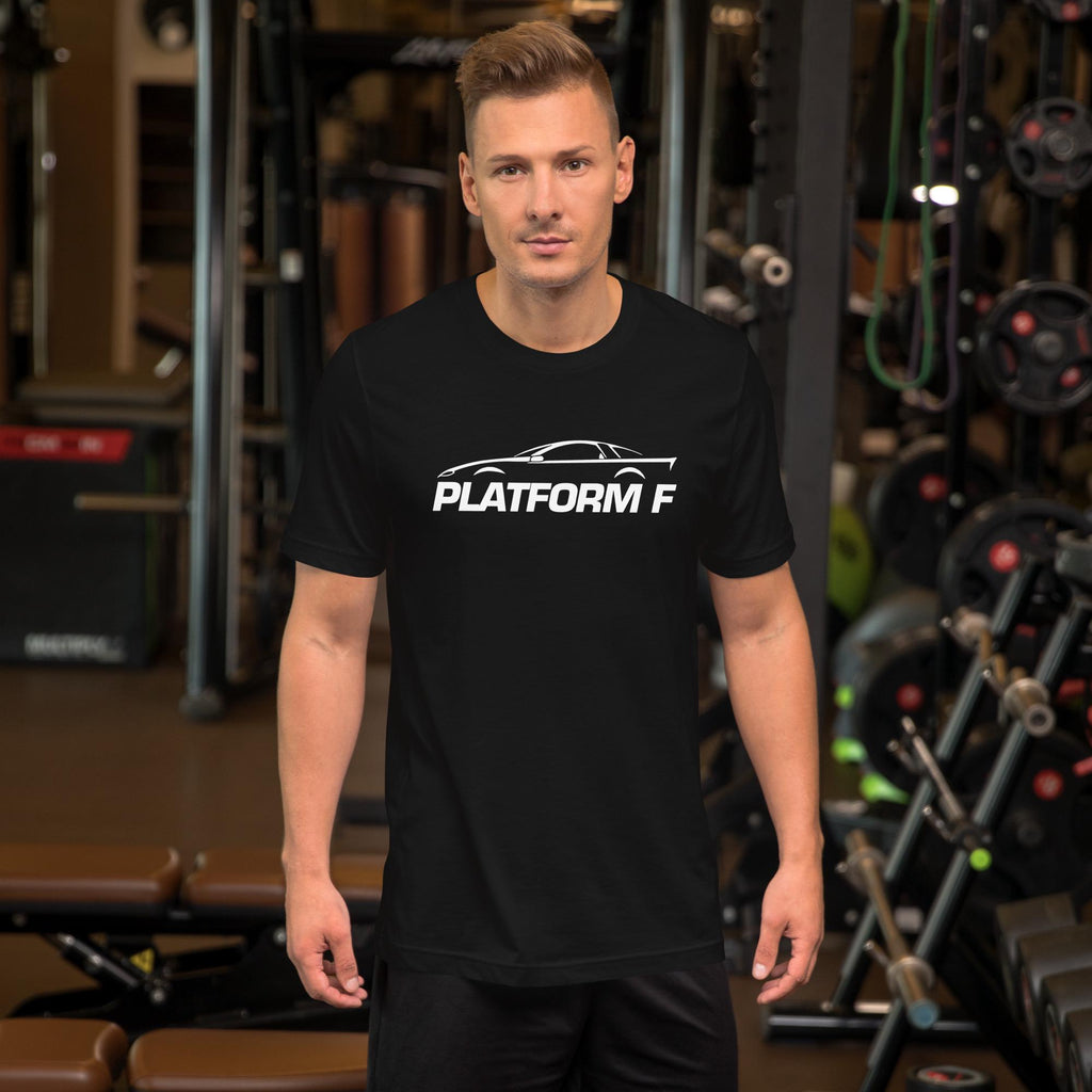 Platform F Camaro T-Shirt | F-Body Car Enthusiast Tee | 4th Gen LS1 Muscle Car Shirt | Car Guy Christmas Gift Car Culture Apparel