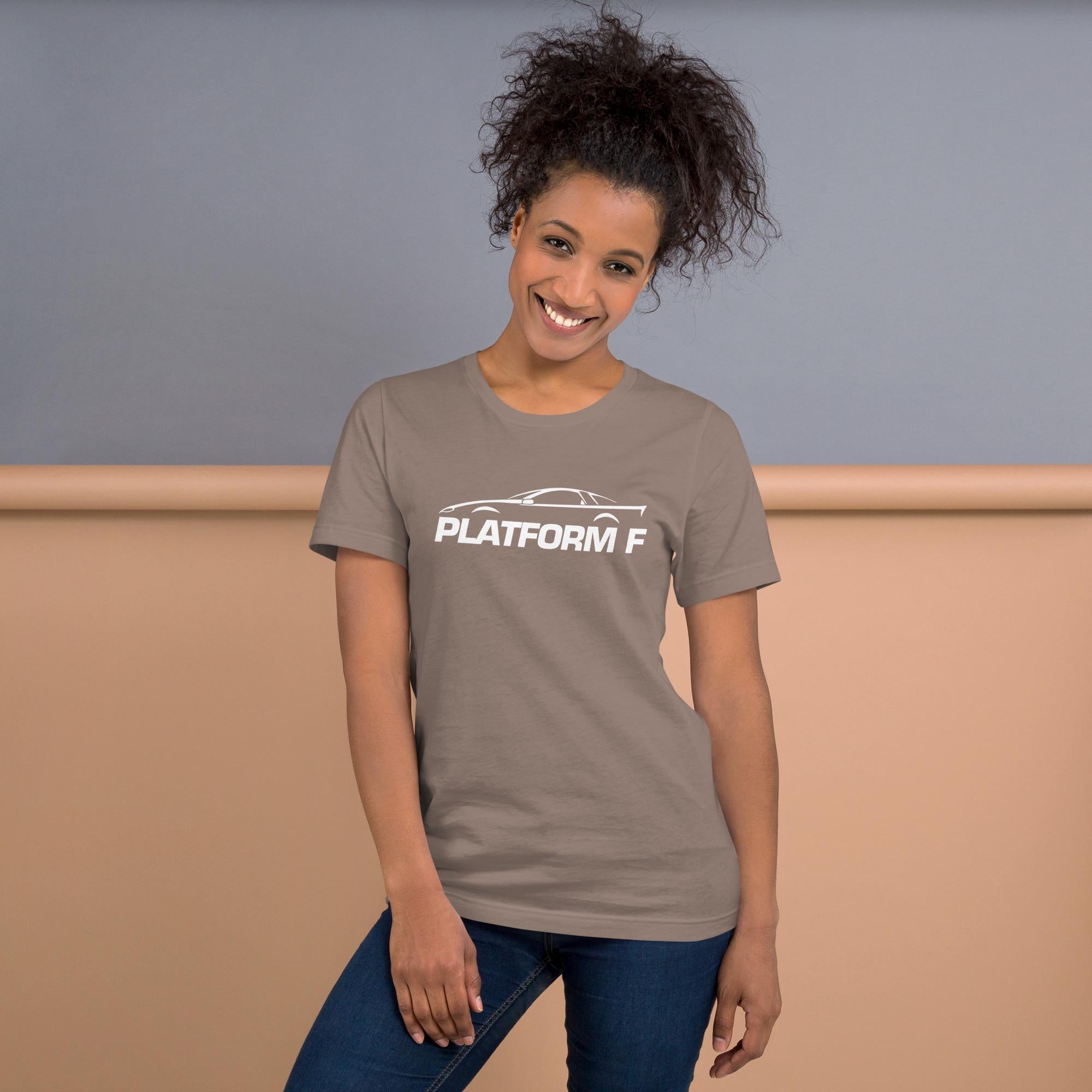 Platform F Camaro T-Shirt | F-Body Car Enthusiast Tee | 4th Gen LS1 Muscle Car Shirt | Car Guy Christmas Gift Car Culture Apparel