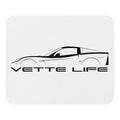 Corvette Mouse Pad | Chevy Corvette Desk Mat | Car Guy Gift, Corvette Lover Decor, Racing Mouse Pad