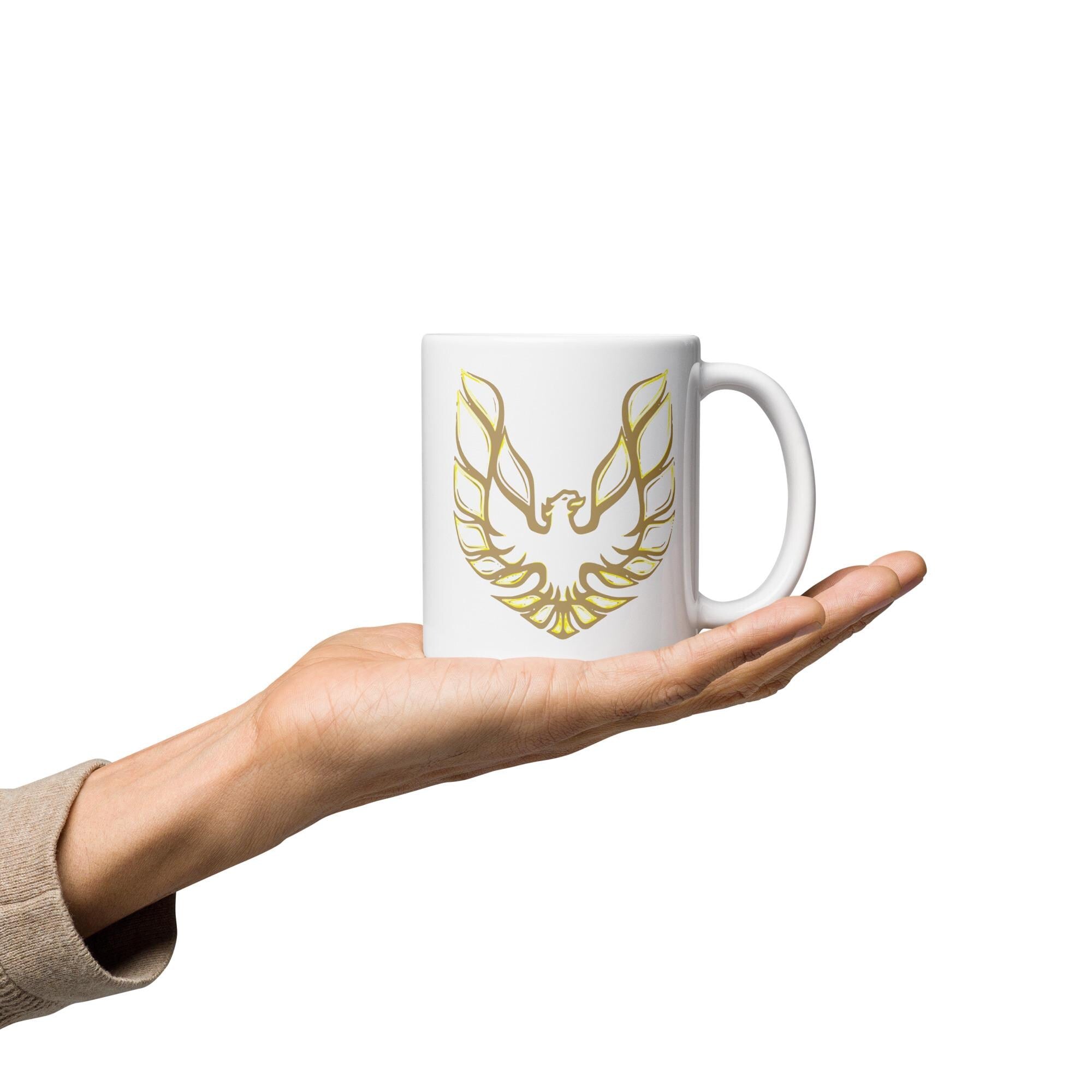 Pontiac Trans Am Coffee Mug | Firebird Muscle Car Gift | Car Guy Ceramic Mug, Pontiac Firebird Cup