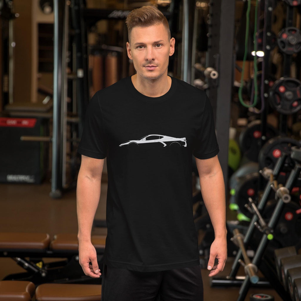 Corvette C8 Shirt | Corvette Silhouette Outline Tee | Chevy Corvette Stingray Z06 Graphic Shirt | Car Guy Gift Corvette Enthusiast Apparel