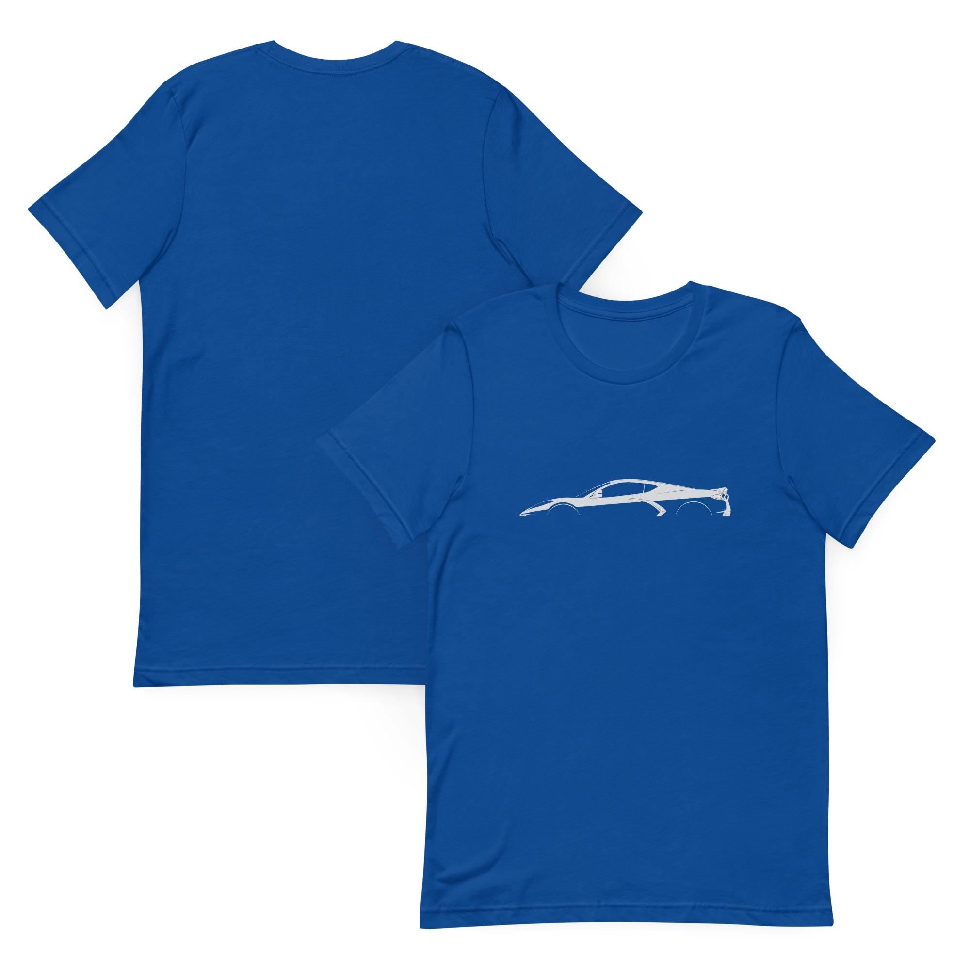 Corvette C8 Shirt | Corvette Silhouette Outline Tee | Chevy Corvette Stingray Z06 Graphic Shirt | Car Guy Gift Corvette Enthusiast Apparel