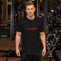 Corvette C8 T-Shirt | Corvette Silhouette Outline Tee | Chevy Corvette Stingray Z06 Graphic Shirt | Car Guy Gift Corvette Enthusiast Apparel