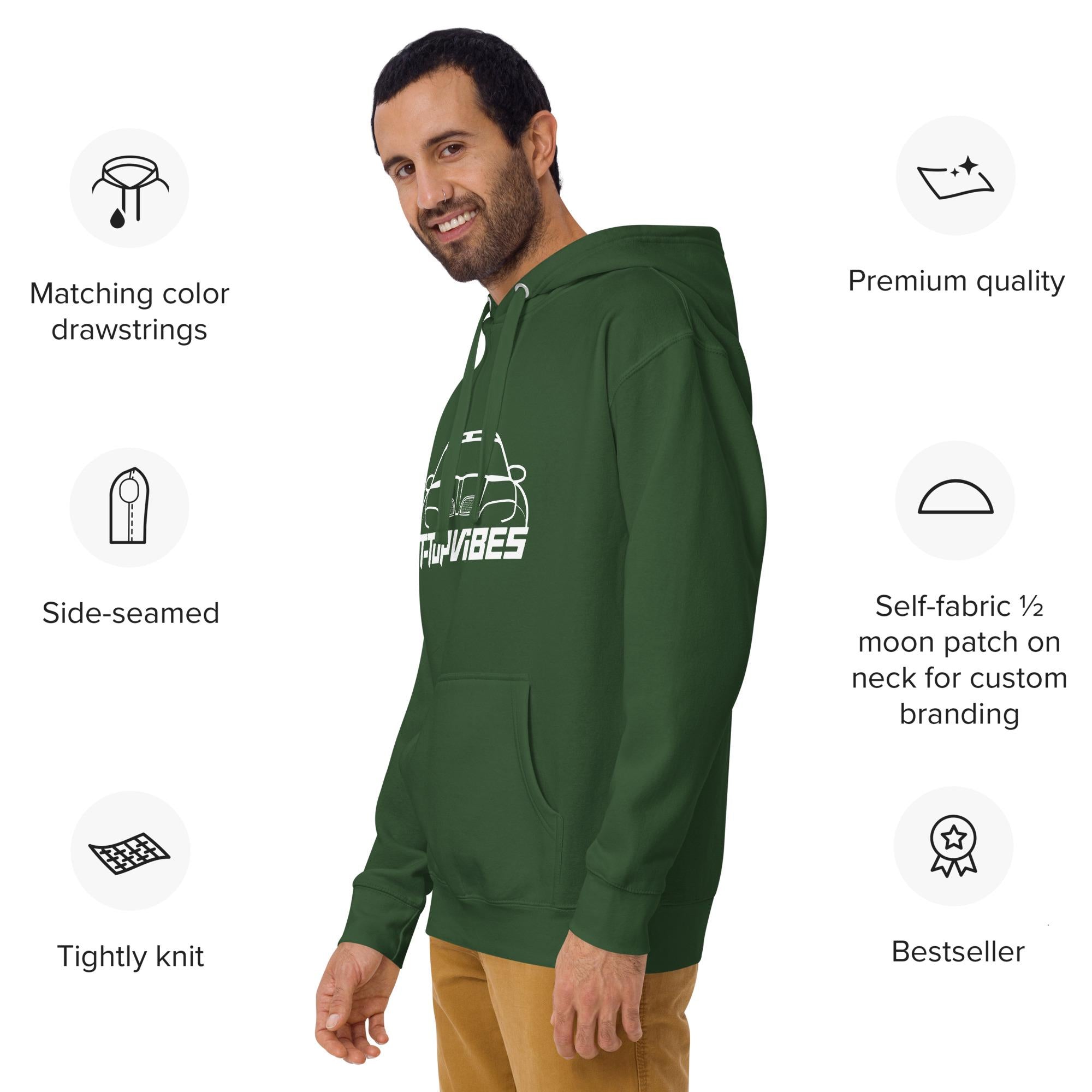 Pontiac Trans Am WS6 Hoodie | Pontiac Firebird Muscle Car Sweatshirt | Car Guy Gift, Car Enthusiast Gift
