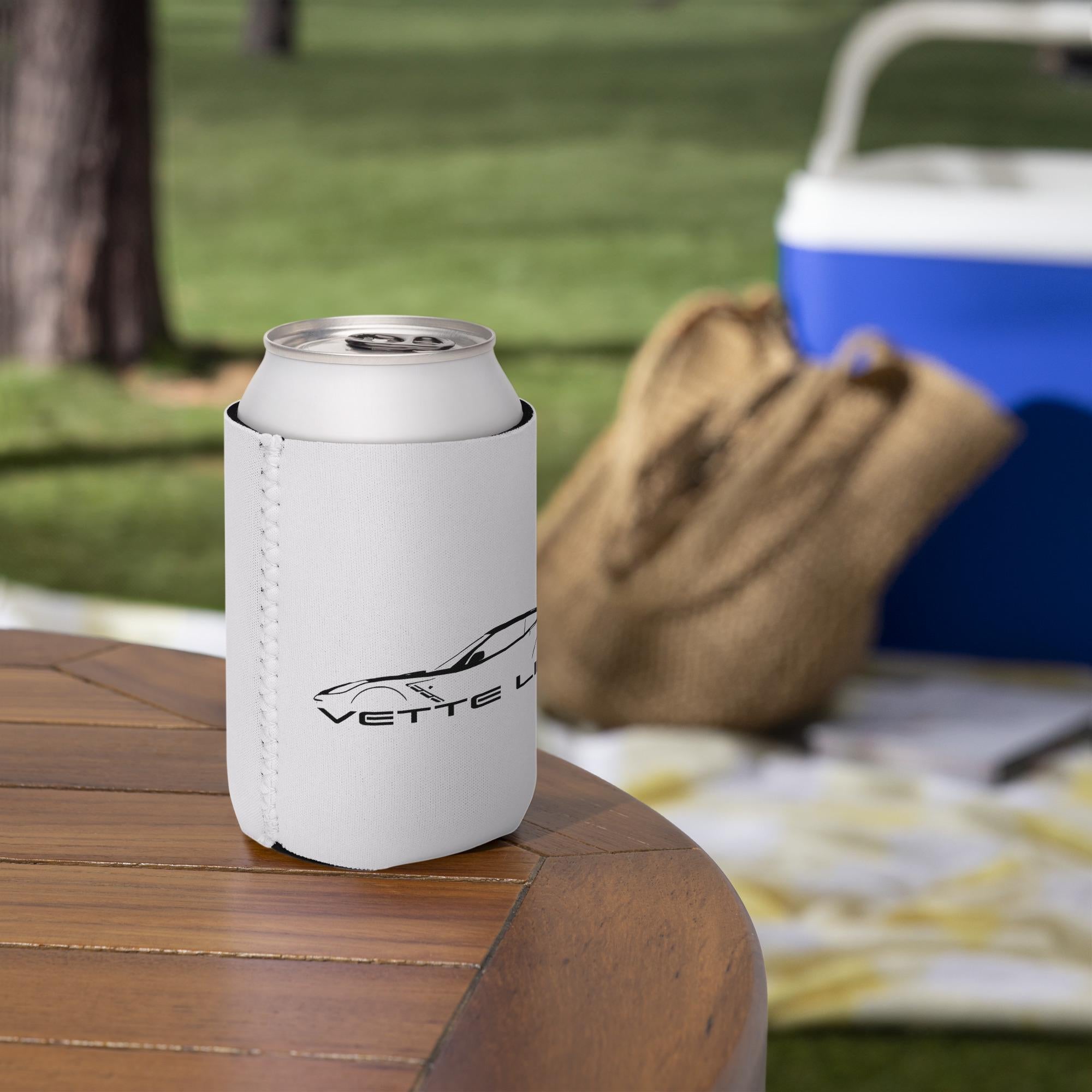 Corvette Koozie |  Car Guy Gift, Garage Beer | Muscle Car Can Cooler | Car Enthusiast Gift, Stocking Stuffer