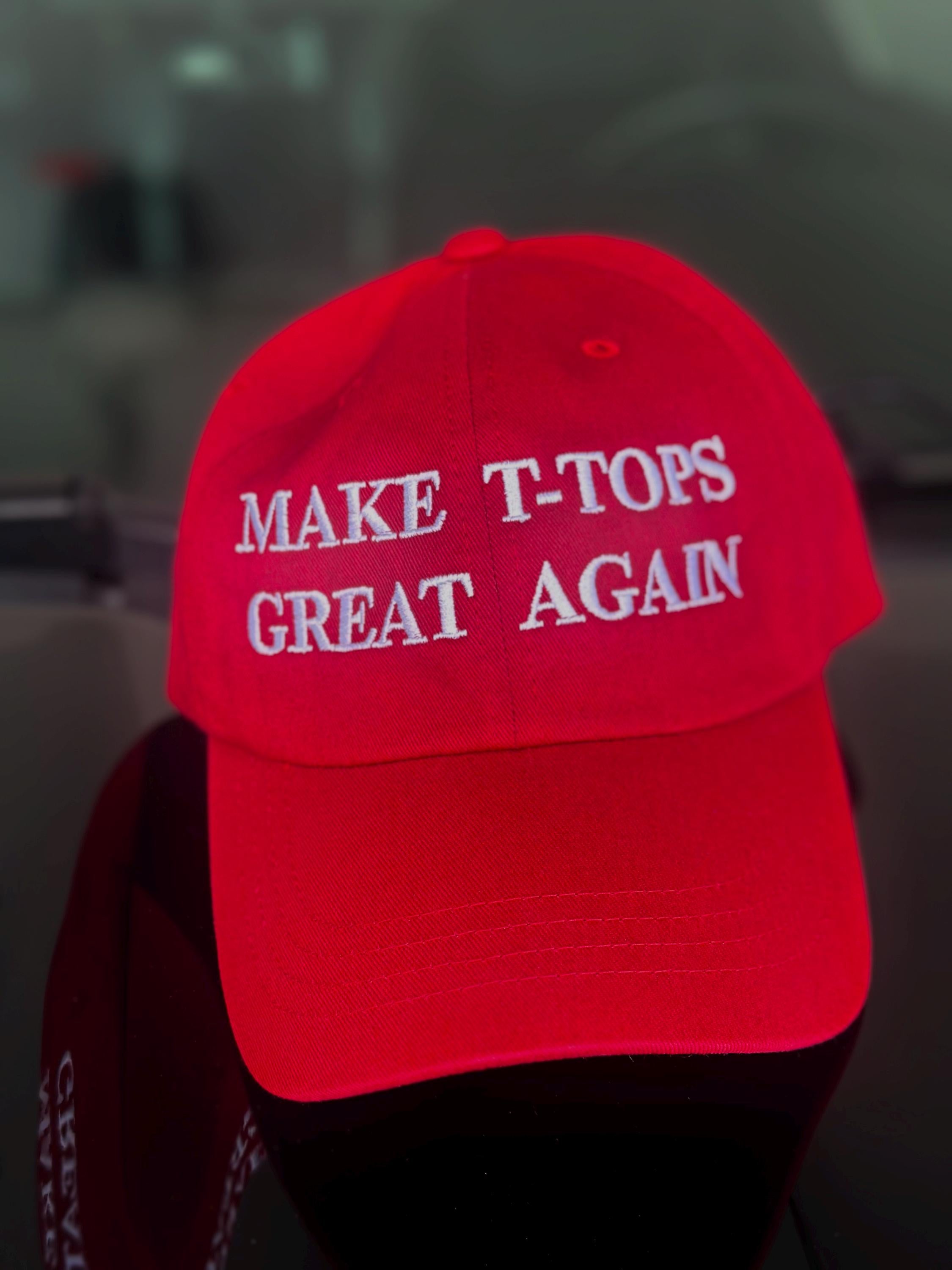 Embroidered T-Tops Car Culture Dad Hat