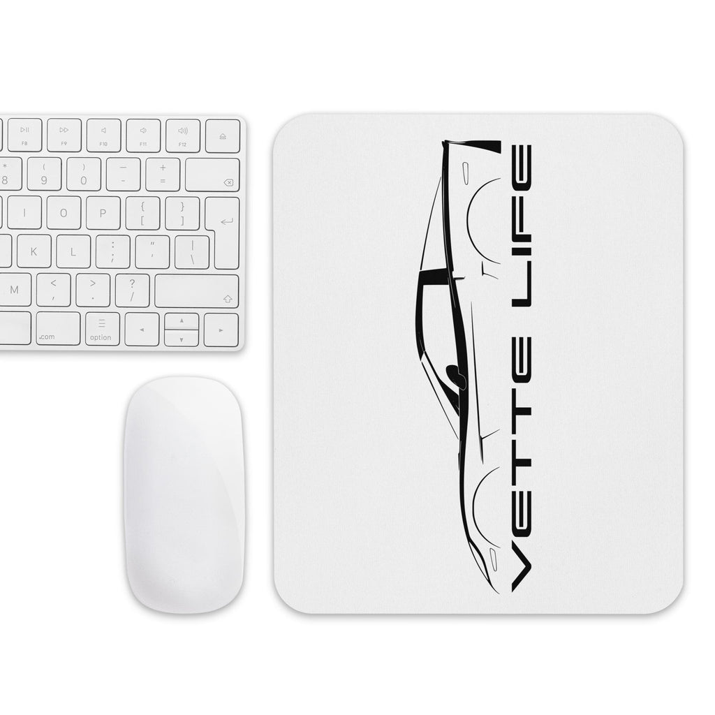 Corvette Mouse Pad | Chevy Corvette Desk Mat | Car Guy Gift, Corvette Lover Decor, Racing Mouse Pad