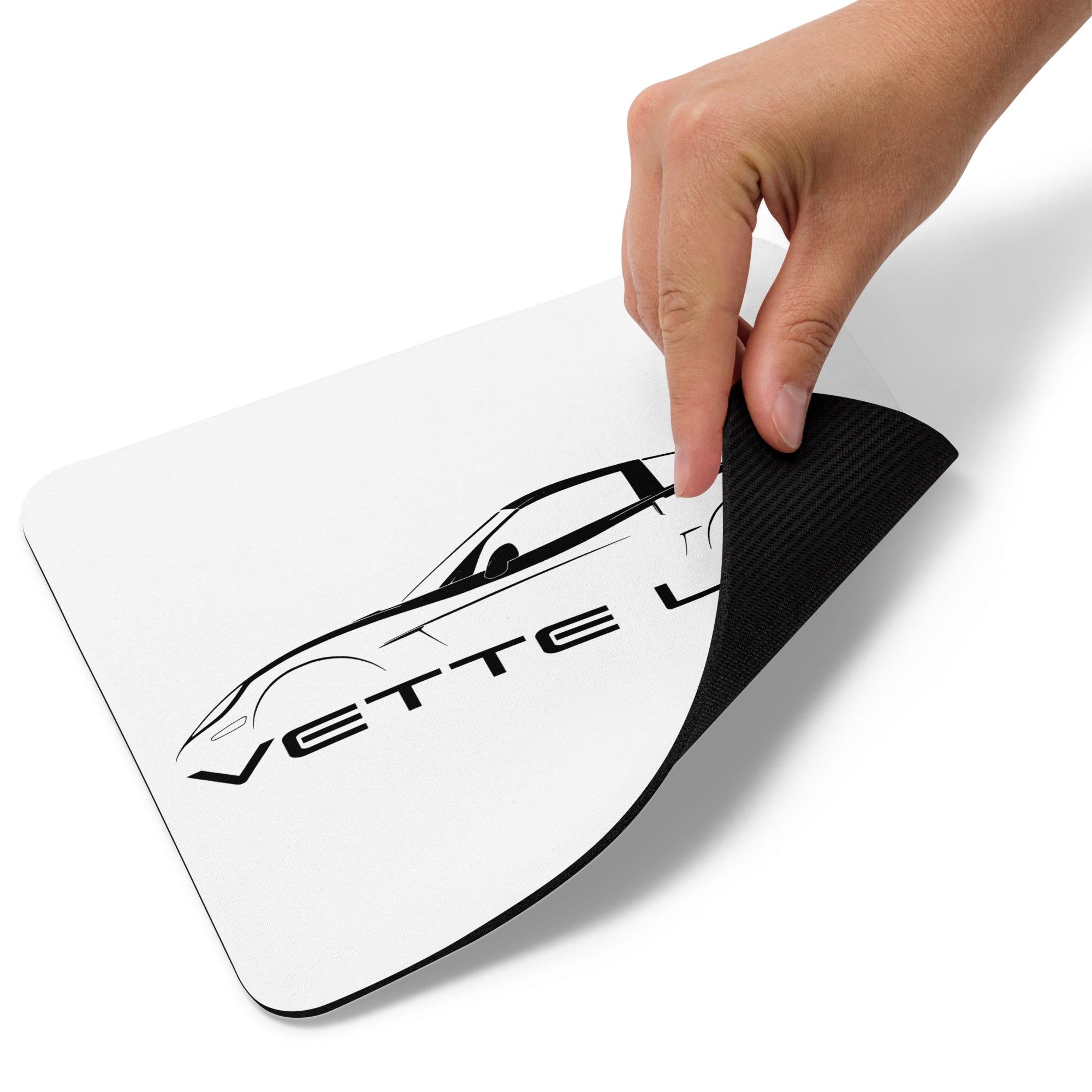 Corvette Mouse Pad | Chevy Corvette Desk Mat | Car Guy Gift, Corvette Lover Decor, Racing Mouse Pad
