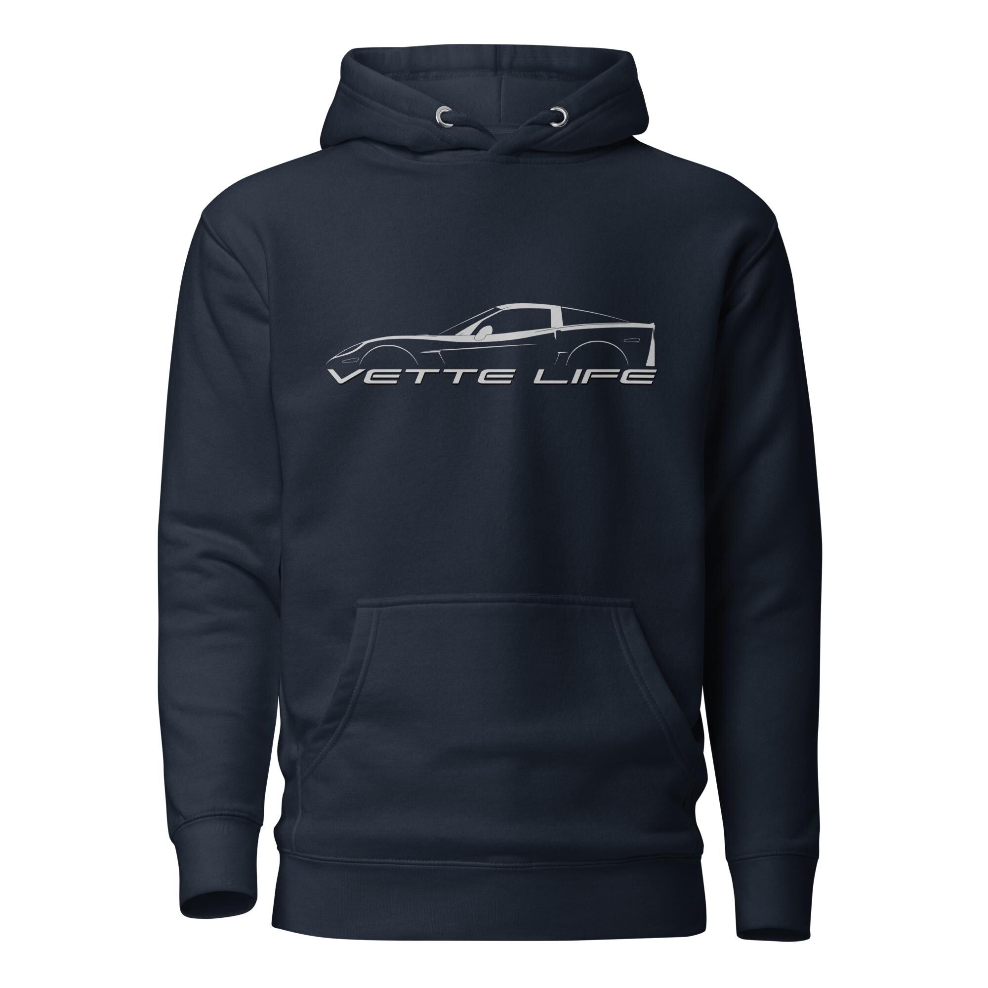 Corvette C6 Hoodie | C6 Z06 Corvette Sweatshirt | Car Guy Gift, Chevy Corvette Apparel, Racing Hoodie, Gift for Him