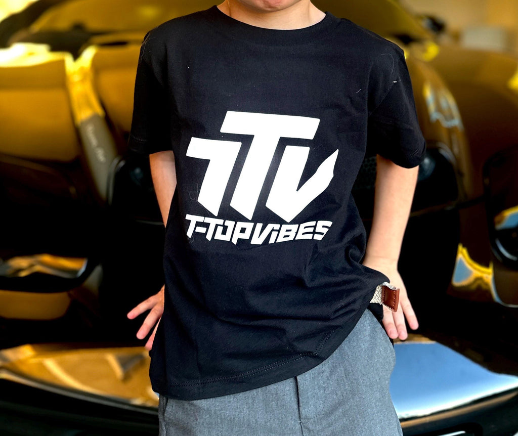 T-Top Vibes Kid's Car Shirt | Muscle Car Lover Gift