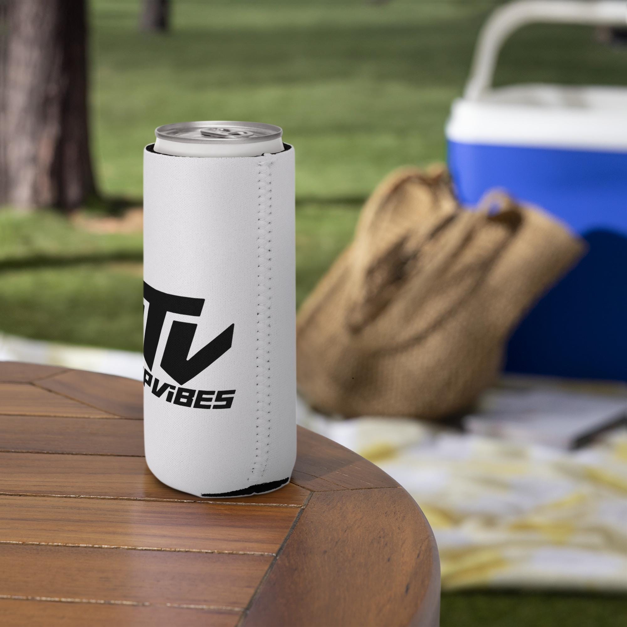 TTV Logo Koozie | Black Can Cooler | Car Culture Drink Sleeve | F-Body Trans Am Camaro Firebird Accessory | Car Enthusiast Gift