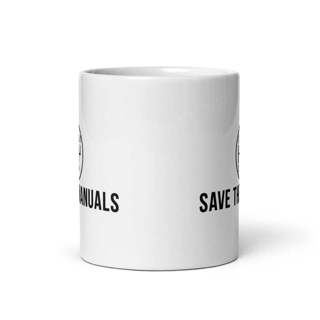 Save The Manuals Coffee Mug | Funny Car Guy Gift | Manual Transmission Mug | Mechanic Gift | Car Enthusiast Mug | Garage Coffee Cup