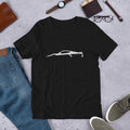 Corvette C8 Shirt | Corvette Silhouette Outline Tee | Chevy Corvette Stingray Z06 Graphic Shirt | Car Guy Gift Corvette Enthusiast Apparel